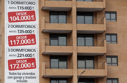 Viviendas en venta en Valencia, en una imagen de archivo.