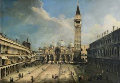 'La Plaza de San Marcos en Venecia', de Canaletto.