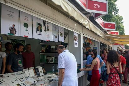 Las casetas del Retiro de la Feria del Libro de Madrid en 2019