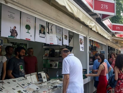 Las casetas del Retiro de la Feria del Libro de Madrid en 2019