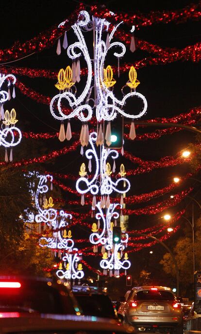 Otro motivo navideño en las calles de Madrid