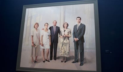 El retrato de la familia real, de Antonio L&oacute;pez.