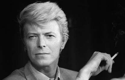 Retrato del cantante David Bowie en 1983. 