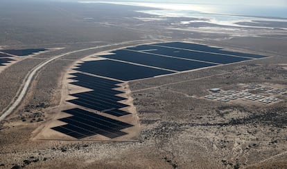 La planta solar de Puerto Peñasco (Estado de Sonora), uno de los proyectos de energía renovable insignia del gobierno actual.