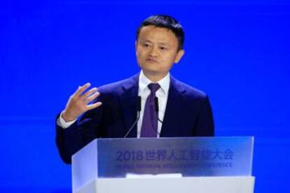 El cofundador de Alibaba y presidente ejecutivo,  Jack Ma