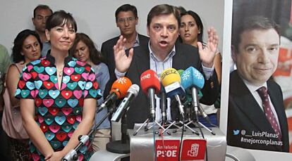 Luis Planas presenta su candidatura en Córdoba.