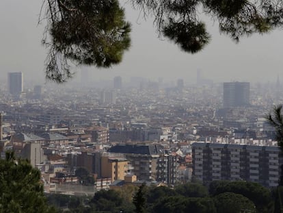 Vista de Barcelona des de Collserola.