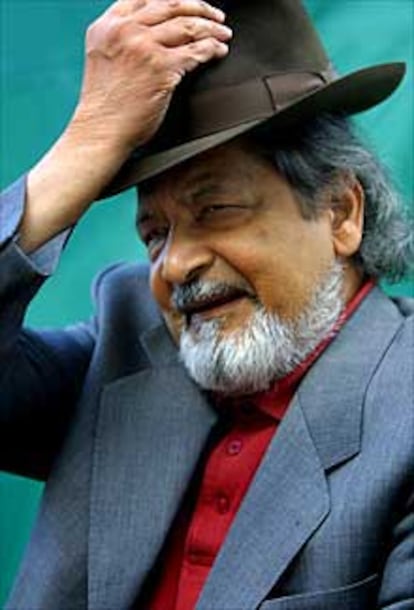 V. S. Naipaul, en Edimburgo.