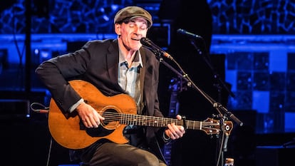 Concierto de James Taylor en el Palau de la Música de Barcelona.