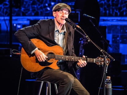 Concierto de James Taylor en el Palau de la Música de Barcelona.