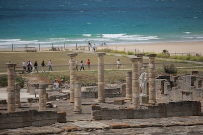 Ruinas de la ciudad romana de Baelo Claudia, en la playa de Bolonia (Cádiz).