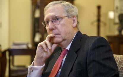 Mitch McConnell, el nuevo líder de la mayoría republicana en el Senado.