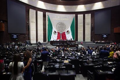 Sesión en la Cámara de Diputados, en Ciudad de México, el 26 de noviembre 2024.