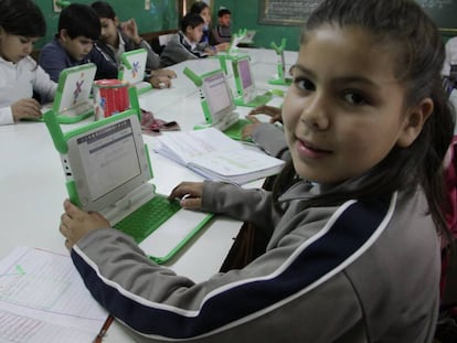 Estudiantes en Paraguay. 