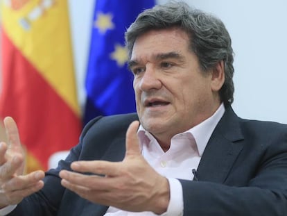 El ministro de Inclusión, Seguridad Social y Migraciones, José Luis Escrivá.