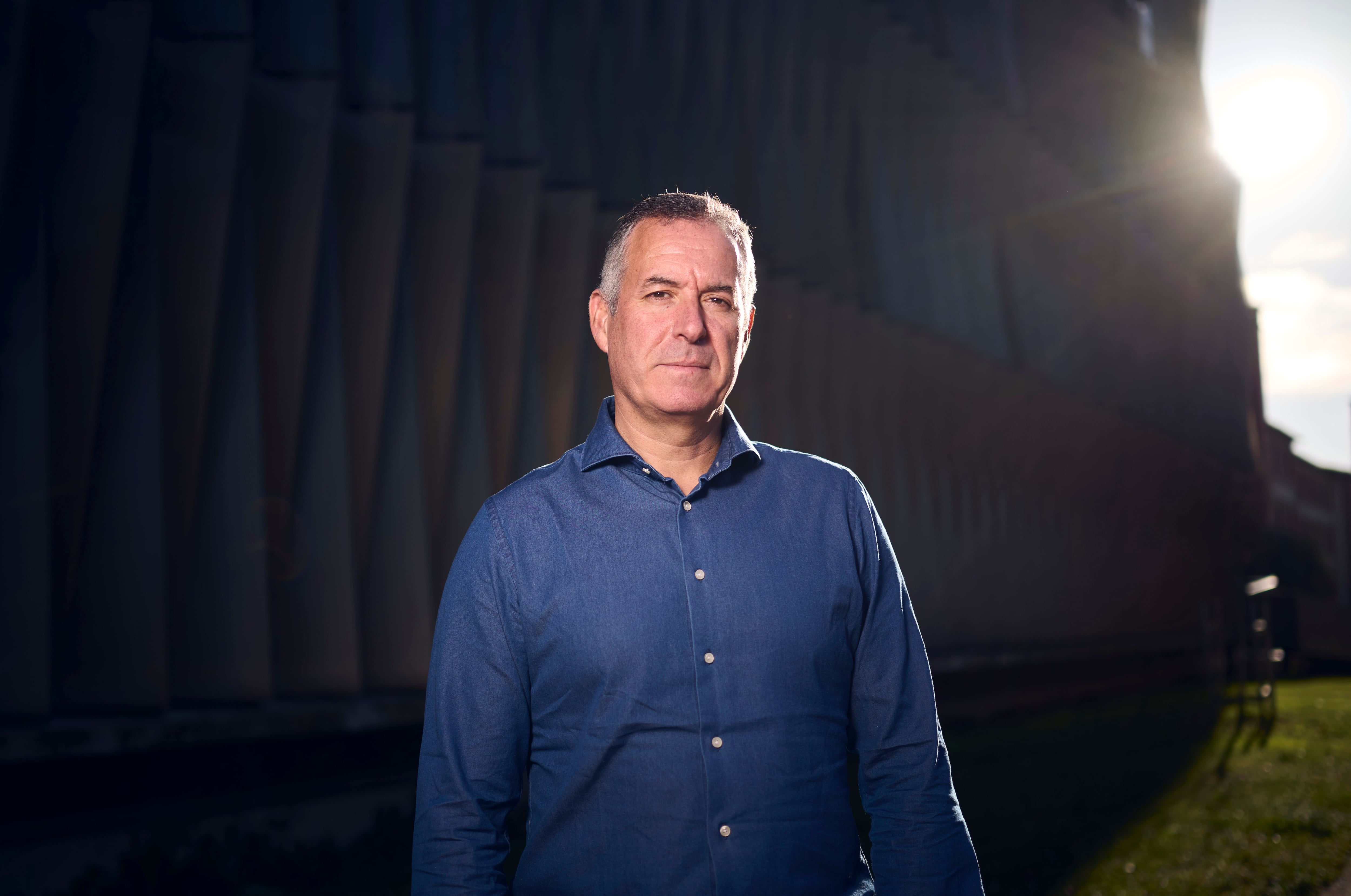 Mikel Izquierdo, en las instalaciones de Navarrabiomed