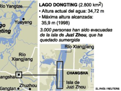 Inundaciones en el centro de China.