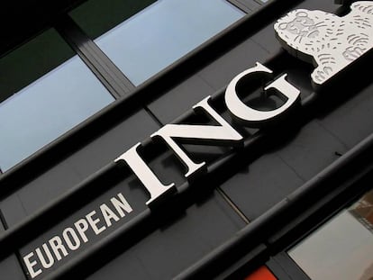 Oficina de ING en el centro de Bruselas.