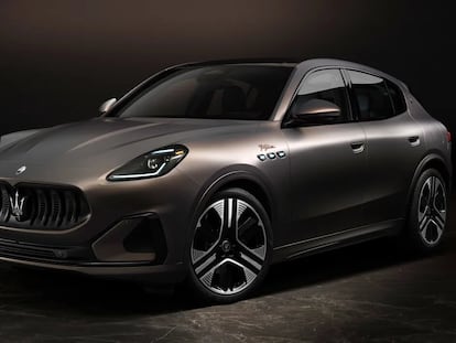 Frontal del coche Maserati Grecale Folgore EV