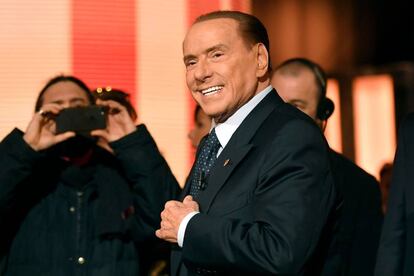 El ex primer ministro italiano Silvio Berlusconi.  