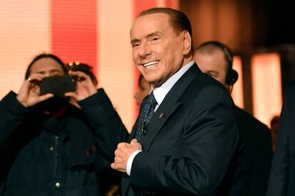 El ex primer ministro italiano Silvio Berlusconi.