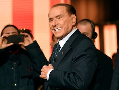 El ex primer ministro italiano Silvio Berlusconi.  