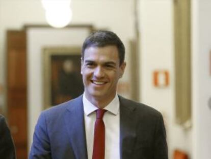 Pedro Sánchez, en el Congreso de los Diputados.