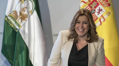 La presidenta de la Junta de Andalucía, Susana Díaz.