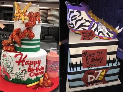 Las increíbles tartas de cumpleaños de los famosos