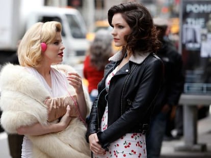 Las actrices Megan Hilty (izquierda) y Katharine McPhee, protagonistas de 'Smash'