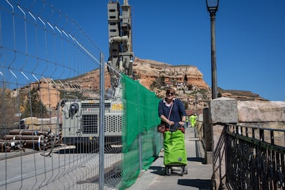 Paso habilitado en el puente de San Esteban de Gormaz, en la provincia de Soria, el 31 de Marzo del 2025.