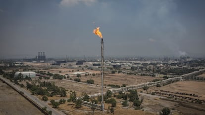 Refinería de Pemex, en Tula, Hidalgo