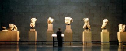 Sala del British Museum en la que se exponen estatuas pertenecientes al Partenón y llevadas por lord Elgin a Gran Bretaña hace 200 años.