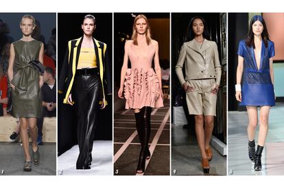 1. Sportmax. 2. Balmain. 3. Givenchy. 4. Ports1961. 5. Maxime Simoens.