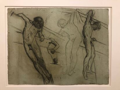 Estudi de nus masculins de Josep Maria Sert.