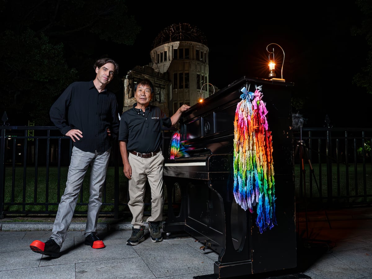 A piano that survived Hiroshima commemorates the victims of Nagasaki