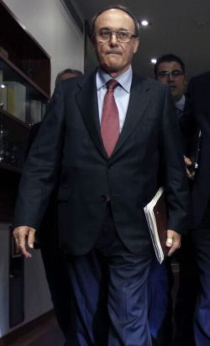 El gobernador del Banco de España, Luis María Linde.