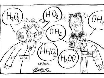 Viñeta de Lombilla en relación a la sequía