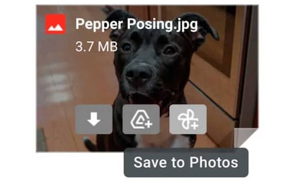 El nuevo botón de Google Fotos en Gmail