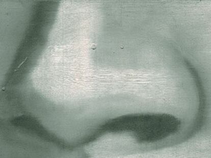 'Nariz' (1962), óleo de Gerhard Richter, en la galería Peter Freeman.