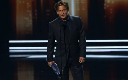 Johnny Depp, en los People's Choice Awards, celebrados el pasado enero en Los Ángeles.