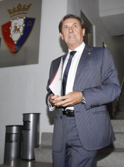 Miguel Archanco, expresidente de Osasuna.