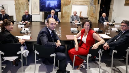 Reunión de la Comisión Bilateral entre el Gobierno central y la Generalitat, el pasado lunes en Barcelona.