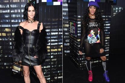 Leigh Lezark y MJ Rodriguez –la actriz trans de ‘Pose’ también aparece en el lookbook de la colección–.