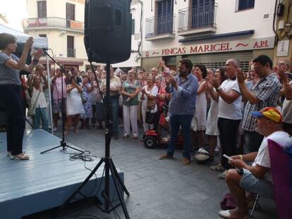 Carme Forcadell, a Sitges. 