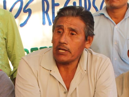 Jaime Jiménez Ruiz, defensor de Río Verde, en Oaxaca.