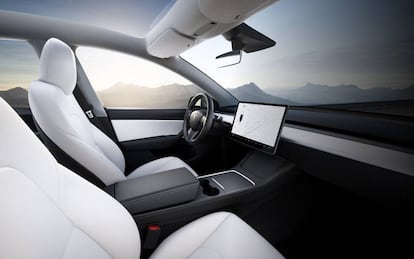 Interior del Tesla Model Y