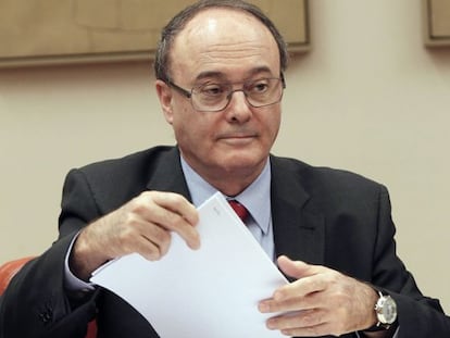 El gobernador del Banco de Espa&ntilde;a, Luis Mar&iacute;a Linde, el 17 de junio de 2014.
