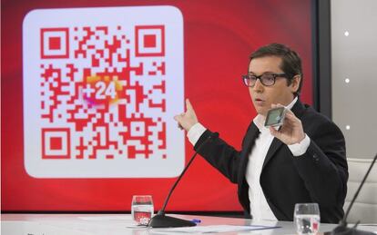 Sergio Martín, director del Canal 24 Horas.