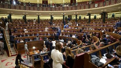 Sesión constitutiva del Congreso de la XIII Legislatura, el 21 de mayo.